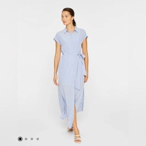 Club Monaco Silk Shirt Dress